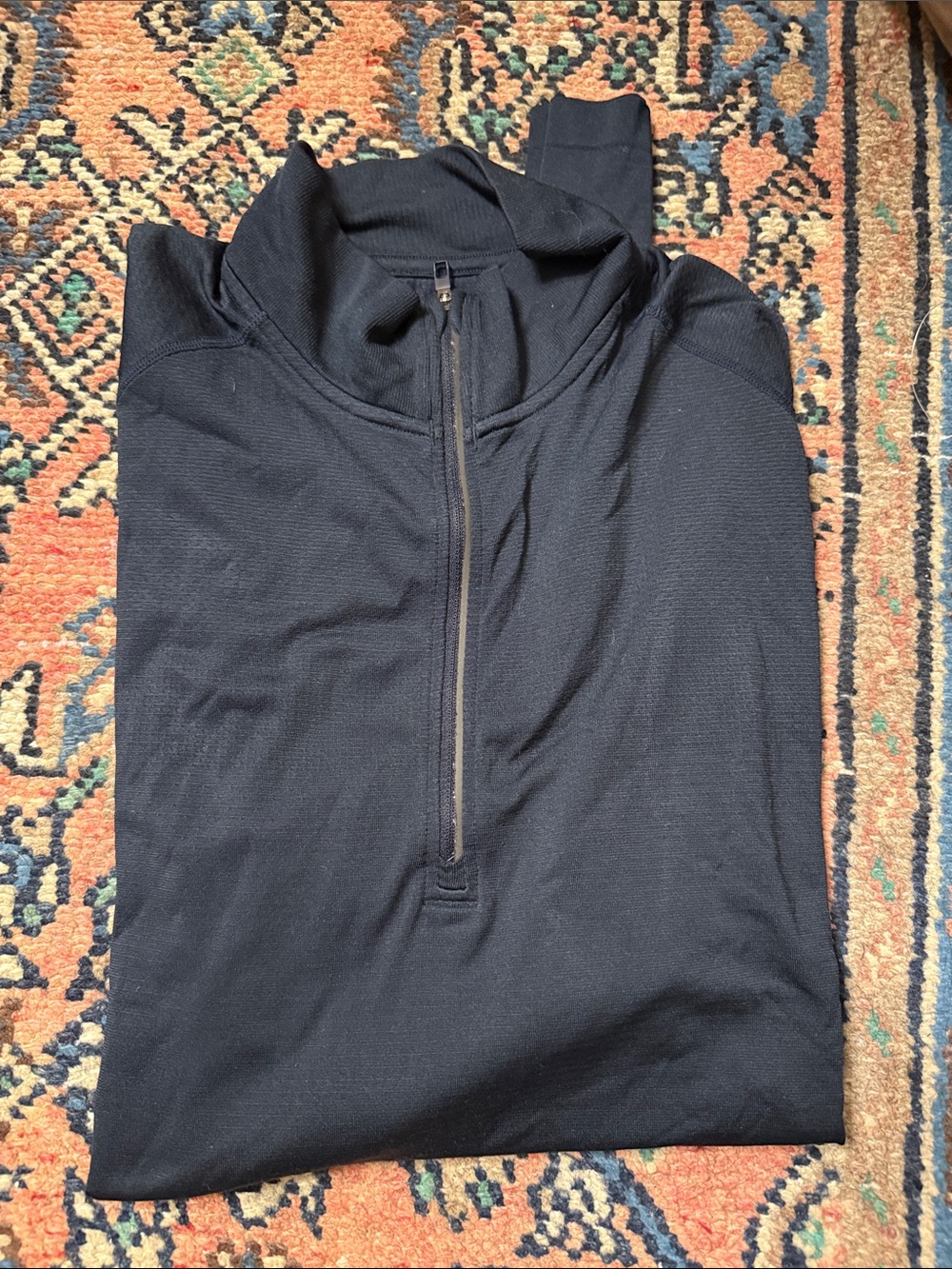 lululemon athletica Men's Navy Half-Zip Sweater